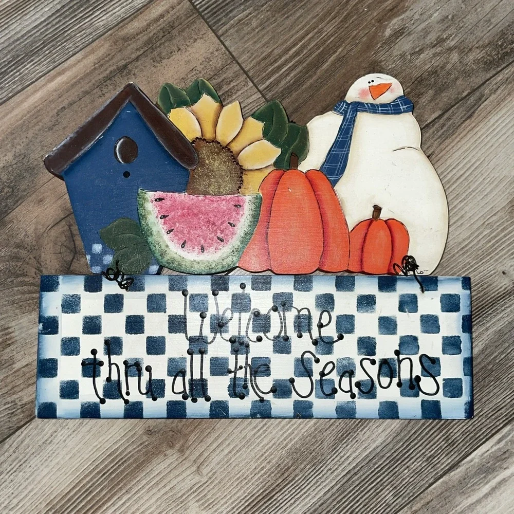 Hand Painted Wood 